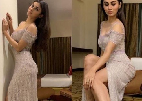 Mouni Roy Looking Drop Dead Gorgeous In Cold Shoulder Tops; See Photos 2