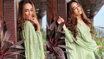 [Cuteness Alert] Naagin fame Surbhi Jyoti looks angelic in a green dress, fans love it