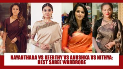 Nayanthara, Keerthy Suresh To Nithya Menon & Anushka Shetty: Which Hot Veteran Actress Has The Best Saree Wardrobe?