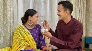 Niti Taylor celebrates her first Karwa Chauth festival