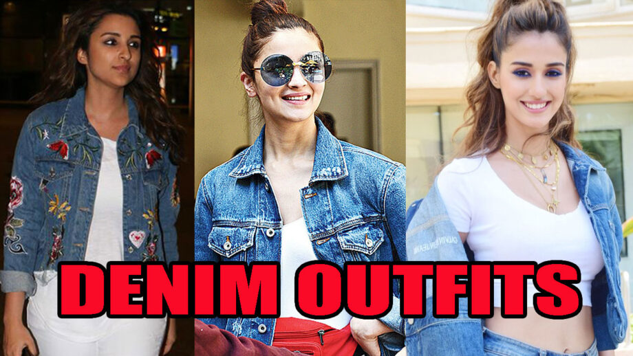 Parineeti Chopra, Alia Bhatt, And Disha Patani's Denim Fashion Sets Instagram On Fire; See Pics