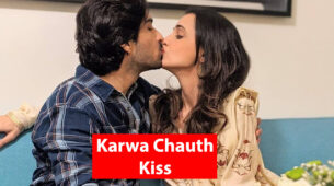 [Photos] Mohit Sehgal’s Karwa Chauth kiss for Sanaya Irani
