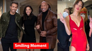 [In Pics] Wonder Woman Gal Gadot’s smiling moment with Dwayne Johnson and Ryan Reynolds