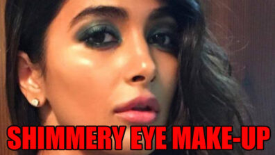 Pooja Hedge And Her Shimmery Eye Makeup