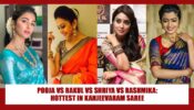 Pooja Hegde Vs Shriya Saran Vs Rakul Preet Singh Vs Rashmika Mandanna: Who Slays In Hot Kanjeevaram Saree?