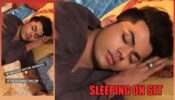 Private video: Siddharth Nigam aka Aladdin caught sleeping on the sets