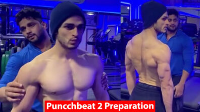 [Puncchbeat 2 Update] Priyank Sharma looks fit in bare body, prepares for Puncchbeat 2