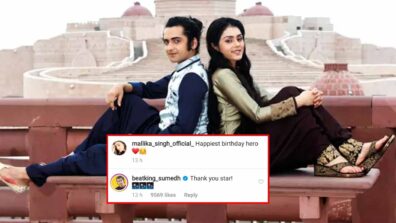 RadhaKrishn bonding: Sumedh Mudgalkar is Mallika Singh’s ‘Hero’