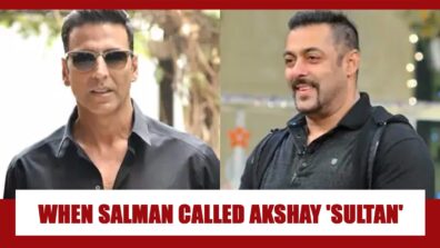 RARE MOMENT: When Salman Khan Called Akshay Kumar The ‘REAL SULTAN’ Of Box Office