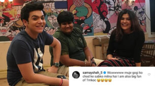 Rare private moment of TMKOC Tapu Sena: Kush Shah aka Goli meets Raj Anadkat and Nidhi Bhanushali, Samay Shah comments