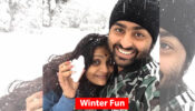 [Winter Pic] Rare unseen picture of Arijit Singh romancing wife in snow