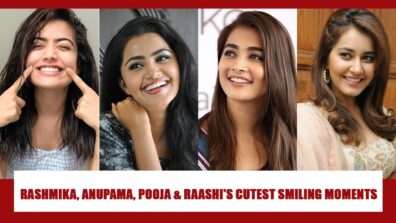 Rashmika Mandanna, Anupama Parameswaran, Pooja Hedge, Raashi Khanna: Cutest smile moments