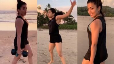 Fitness video: Rashmika Mandanna sweats it out and fans feel the heat