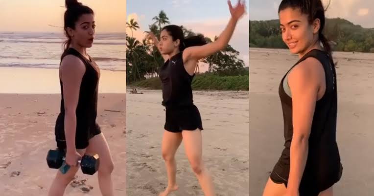 Rashmika Mandanna unseen beach photos for fans 2