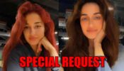 Red or brown beauty? Disha Patani’s special request to fans