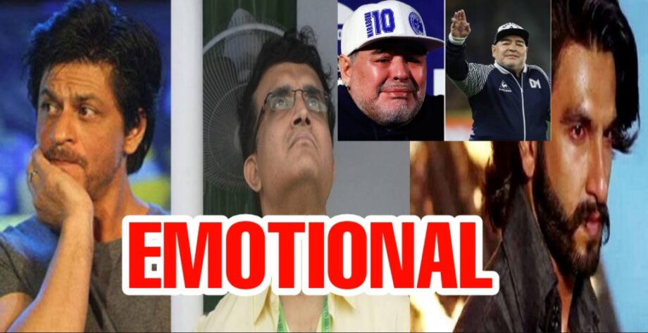 RIP Maradona: Shah Rukh Khan, Sourav Ganguly & Ranveer Singh get emotional after legendary footballer's tragic death