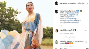 Samantha Akkineni’s Recycled Plastic Bottle Dress; Rashi Khanna Comments With ‘Heart’ Emoji