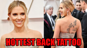 Scarlett Johansson’s hottest back tattoo that will make you go crazy
