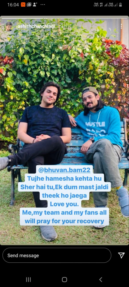 Sher hai tu: Ashish Chanchlani special gesture for Bhuvan Bam