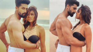 [Photos] Shirtless and bikini: Ravi Dubey and Nia Sharma get romantic on the beach