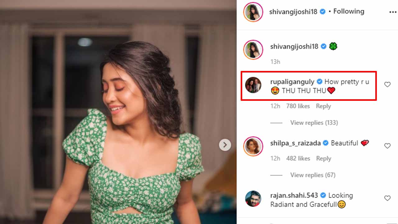 Shivangi Joshi shares stunning picture, Rupali Ganguly loves it