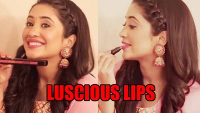 Shivangi Joshi’s secret to luscious lips