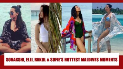 Sonakshi Sinha, Elli EvrRam, Rakul Preet Singh And Sophie Choudry- Enjoying The Sand To Slaying In Water: Have A Look At These Divas Soaking The Sun In Maldives