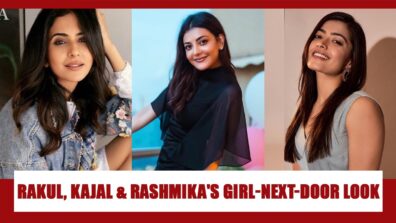 Steal The Girl-Next-Door Vibe From Rakul Preet Singh, Kajal Aggarwal, Rashmika Mandanna’s Casual Style