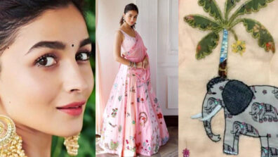 Take A Look At The Creative Lehenga Of Alia Bhatt Which Took 4 Months To Make