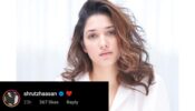 Tamannaah Bhatia sets internet on fire with gorgeous photo, Shruti Haasan comments