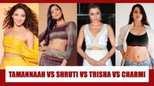 Tamannaah Bhatia Vs Shruti Haasan Vs Trisha Krishnan Vs Charmi Kaur: Which South actress has the HOTTEST belly curves?