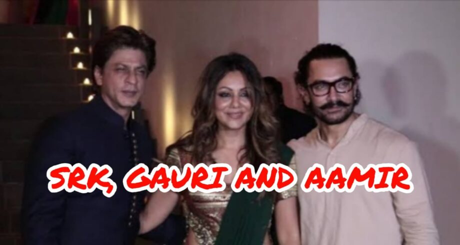 Throwback: Watch Aamir Khan Pose With Shah Rukh Khan And Gauri Khan
