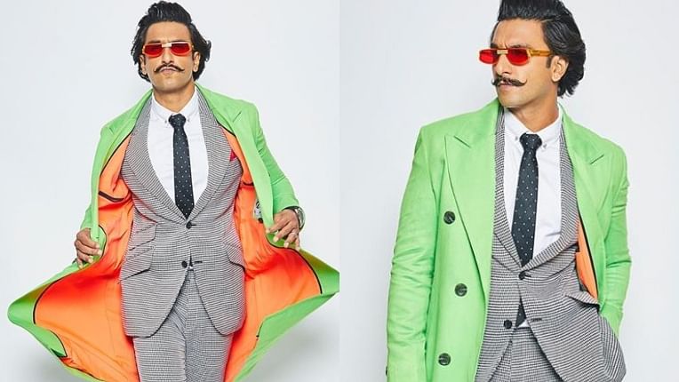 Times When Ranveer Singh And Ayushmann Khurrana Rocked Neon Colour Outfits - 0