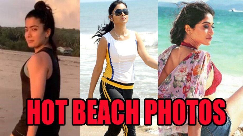 Unseen Hot Beach Photos Of Rashmika Mandanna, Shriya Saran, And Regina Cassandra 4