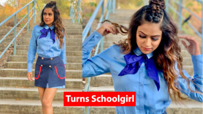 Unseen Photos: Nia Sharma turns a schoolgirl