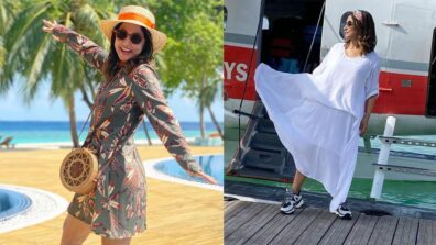 Vacation Fun: Hina Khan’s special Maldives moment