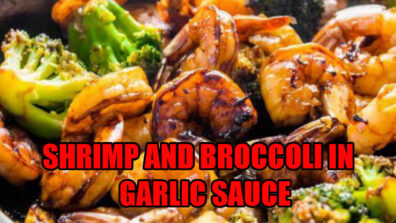 Veg Nonveg Special: Shrimp And Broccoli In Garlic Sauce Recipe