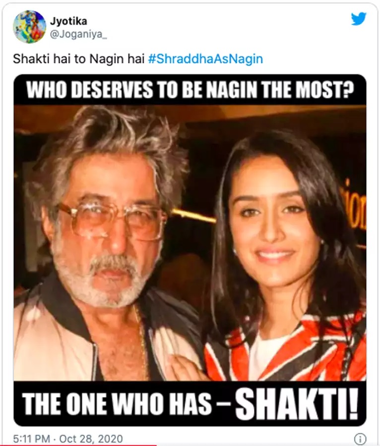 Viral Memes! Shraddha Kapoor’s Naagin SPECIAL Funny Jokes That Went Viral On The Internet - 2