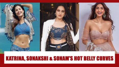 Want Hot Belly Curves Like Katrina Kaif, Sonakshi Sinha And Sonam Kapoor? Take Inspiration From The Photos Below