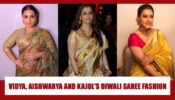 Want Some Traditional Saree Fashion Inspiration For Diwali? Take Cues From Vidya Balan, Aishwarya Rai And Kajol