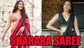 Want To Look Gorgeous In Sharara Saree? Take Some Ideas From Kiara Advani And Kajal Aggarwal