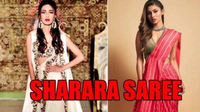 Want To Look Gorgeous In Sharara Saree: Take Some Tips From Erica Fernandes And Mouni Roy