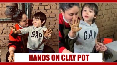 Watch Kareena Kapoor Give Clay Pot Making Lessons to Taimur: Watch Video Here