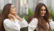 Watch video: Surbhi Jyoti bright, expressive as she plays with her long hair