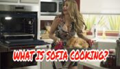 What is Sofia Vergara cooking?