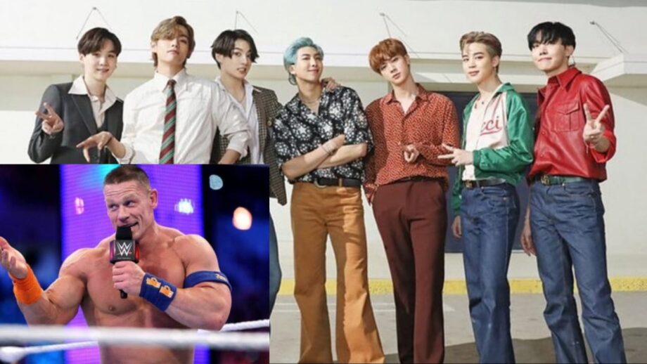 WOW: WWE legend John Cena is a BTS fan