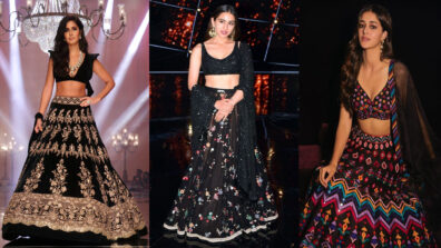 Katrina Kaif, Sara Ali Khan To Ananya Panday: 5 Times Actresses Showed Us The Hottest Way To Style Your Black Lehenga