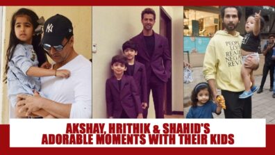 Akshay Kumar, Hrithik Roshan, Shahid Kapoor: Adorable moments with kids