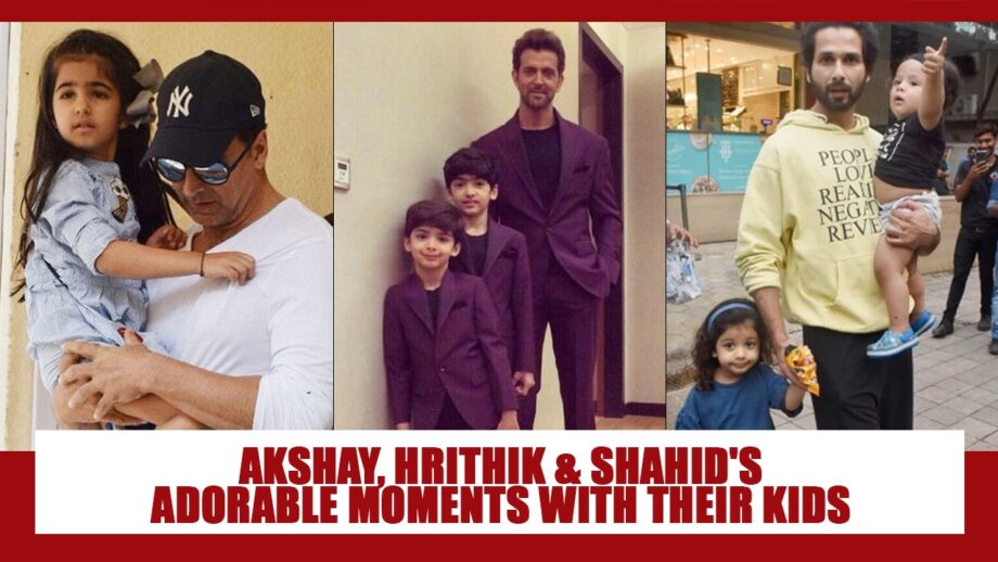 Akshay Kumar, Hrithik Roshan, Shahid Kapoor: Adorable moments with kids 3