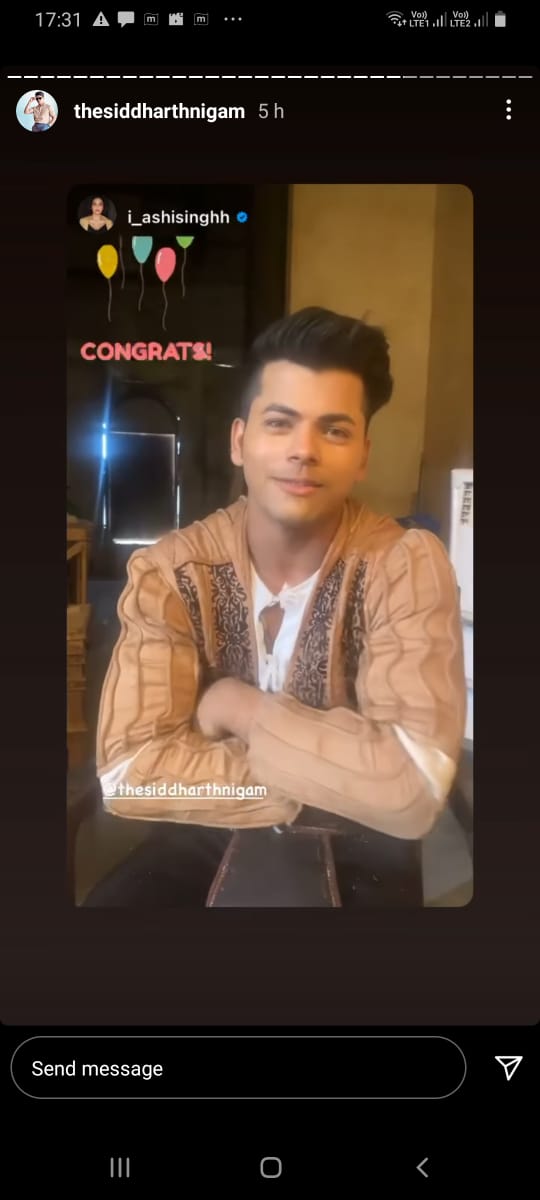 Aladdin bonding: Siddharth Nigam earns millions, Ashi Singh celebrates 1